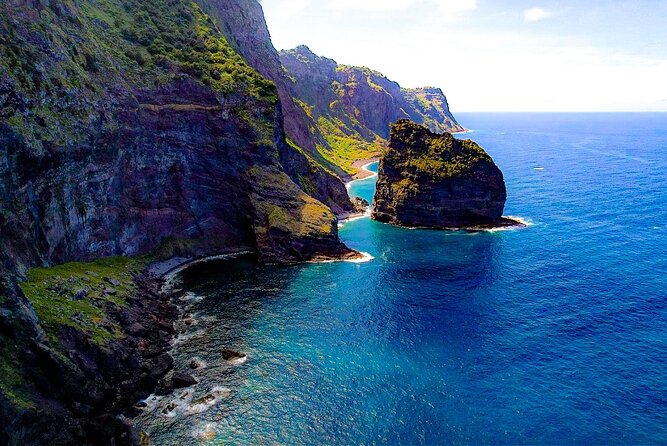 4x4 Jeep Tour to East & Northeast of Madeira - Miradouro do Guindaste in Faial: Sky Glass North Coast Views
