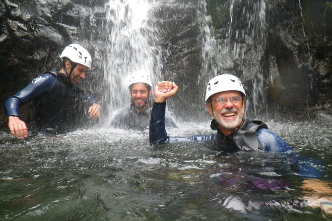 Canyoning Madeira Island - Level One - What you do in the canyon: rappels, natural slides, jump points, and pool time
