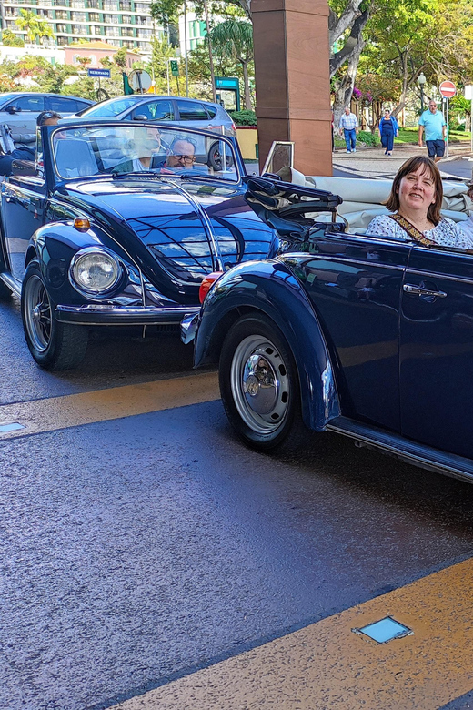 From Funchal: Cabo Girão & Poncha Tasting by Classic VW - The Ribeira Brava loop: town-center driving and quick viewpoint breaks