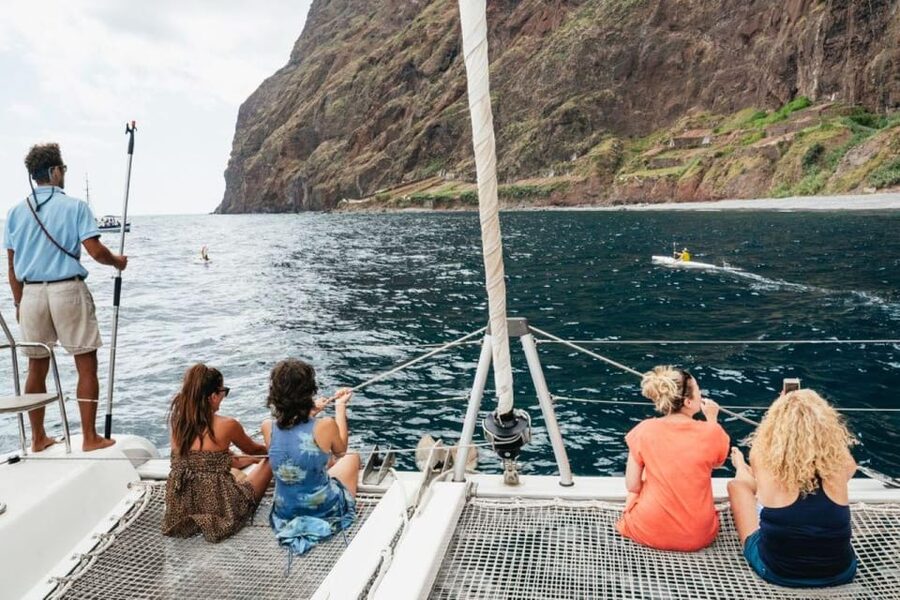 From Funchal: Cabo Girao Sunset Cruise on Luxury Catamaran - The 3-hour flow: Funchal out to the southern coast, then back for sunset