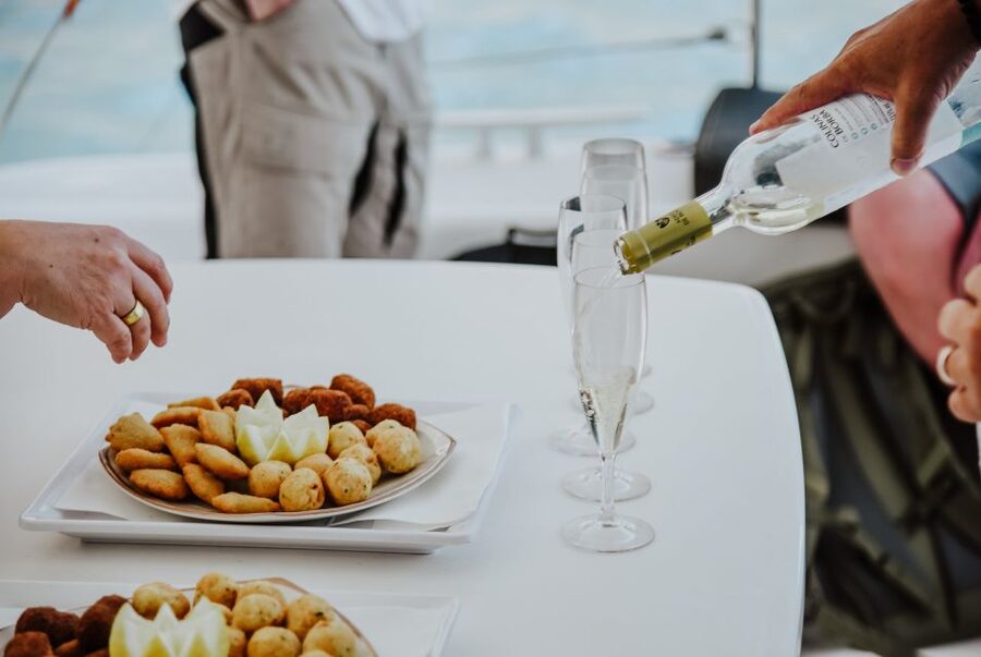 From Funchal: Cabo Girao Sunset Cruise on Luxury Catamaran - The snorkeling stop and swim: where the water actually does the selling
