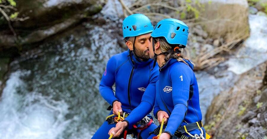 From Funchal: Intermediate (Level 2) Canyoning Adventure - Pickup from Funchal and Câmara de Lobos, then straight into the canyon day