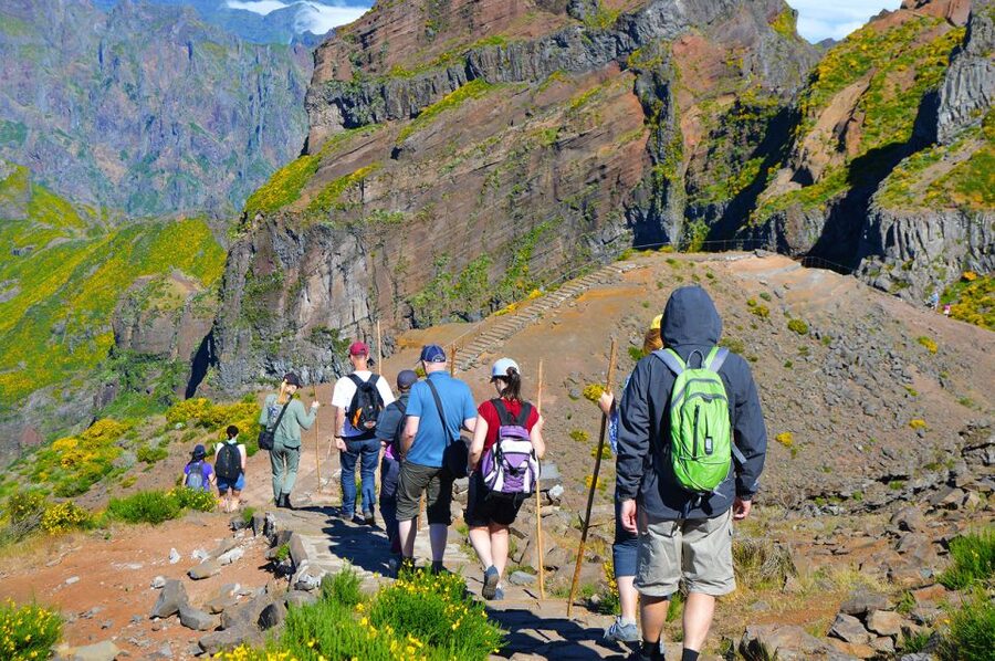 From Funchal: Madeira Peaks Mountain Walk - The summit payoff: rock formations, coast-to-coast views, and photo pauses