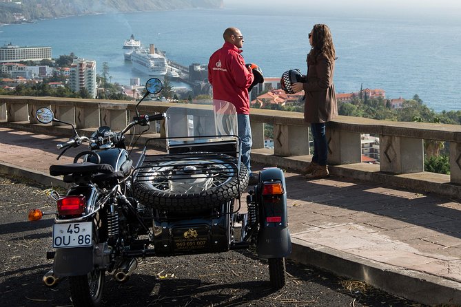 Funchal by Night: Downtown Sidecar Experience - The ride setup: sidecar seating, helmets, and what it feels like