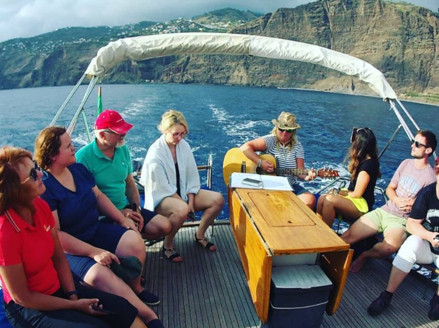 Funchal: Dolphin and Whale Watching Sailing Trip - Sipping Drinks While the Captain Looks for the Right Wind