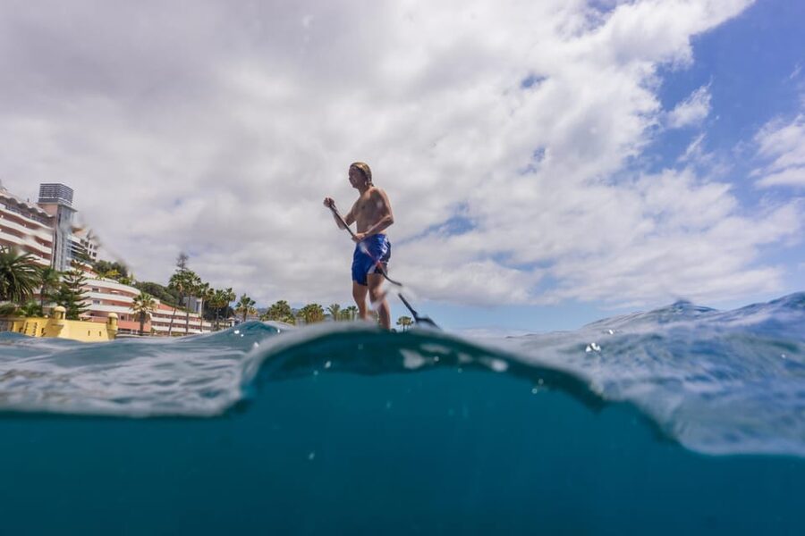 Funchal: SUP Rental or Guided tour with snorkeling - Snorkeling or swimming break: the fun part, with one gear warning