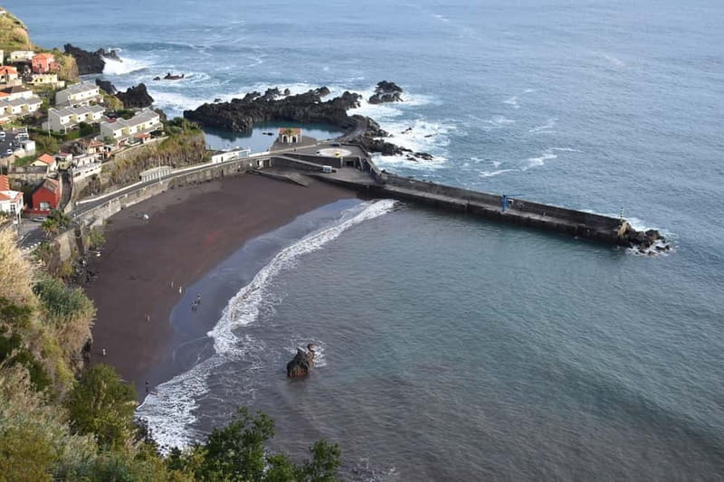 Funchal: Waterfalls, Volcanic Pools, and Fanal Forest Tour - Getting out of Funchal, through the tunnel, and into São Vicente