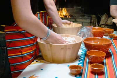 Bolo do Caco Workshop with a Local Family