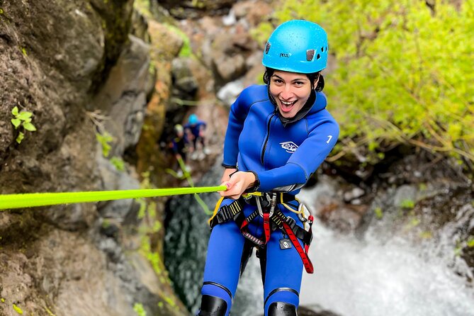 Madeira Canyoning Intermediate - The Main Event: Jumps, Natural Slides, and Waterfalls Up to 35 Feet