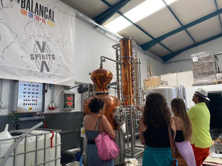 Madeira: Distilleries - The first stop: a modern distillery tour and spirits tasting
