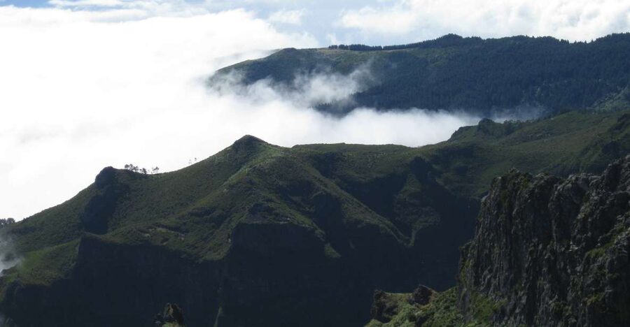 Madeira: Full-Day Pico Ruivo / Achada do Teixeira Walk - Rock formations and first sight stops on the way to higher ground