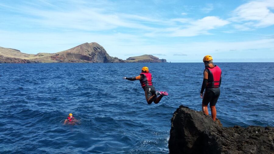 Madeira: Half-Day Coasteering Tour - Safety gear and the first instructions you should actually listen to
