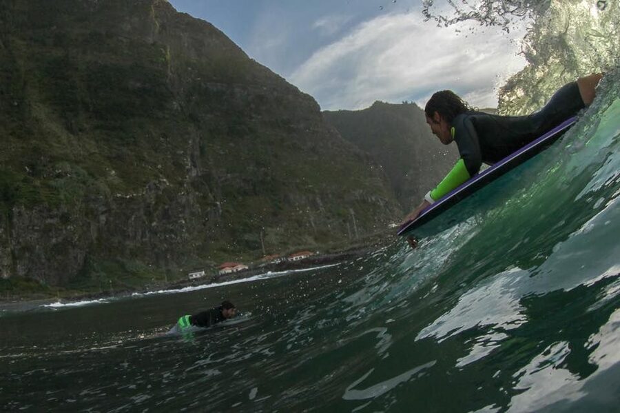 Madeira Island Bodyboard Experience - What you learn when you are coached in the water