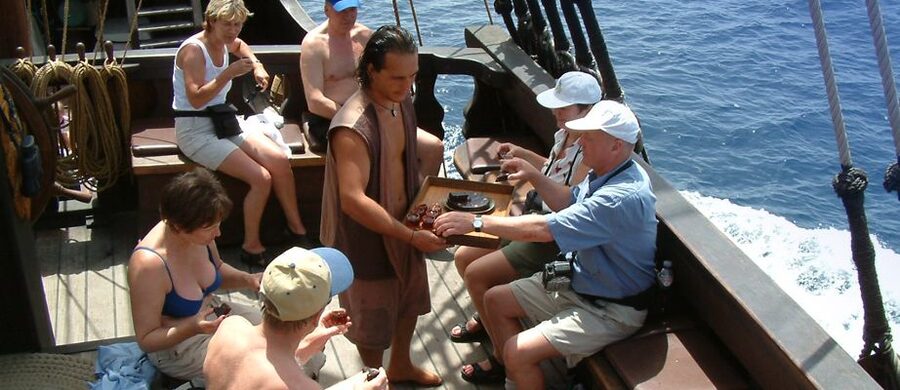 Madeira Pirate Ship: 3-Hour Boat Trip - Food and wine on board: Madeira honey cake plus a glass that tastes like the island