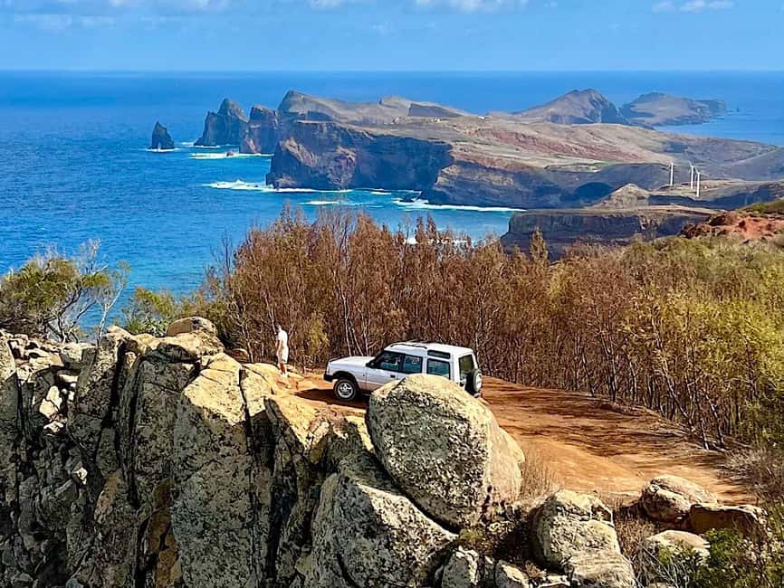 Madeira private 4x4 tour: North-East Coast - Ponta Delgada’s Natural Pools, Ocean Views, and Nossa Senhora do Rosário