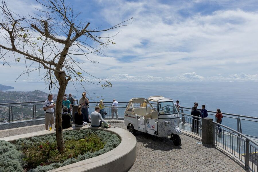 Madeira: Private Guided Cabo Girão Tour - From Funchal by Tuk tuk, you get the island rhythm without the stress