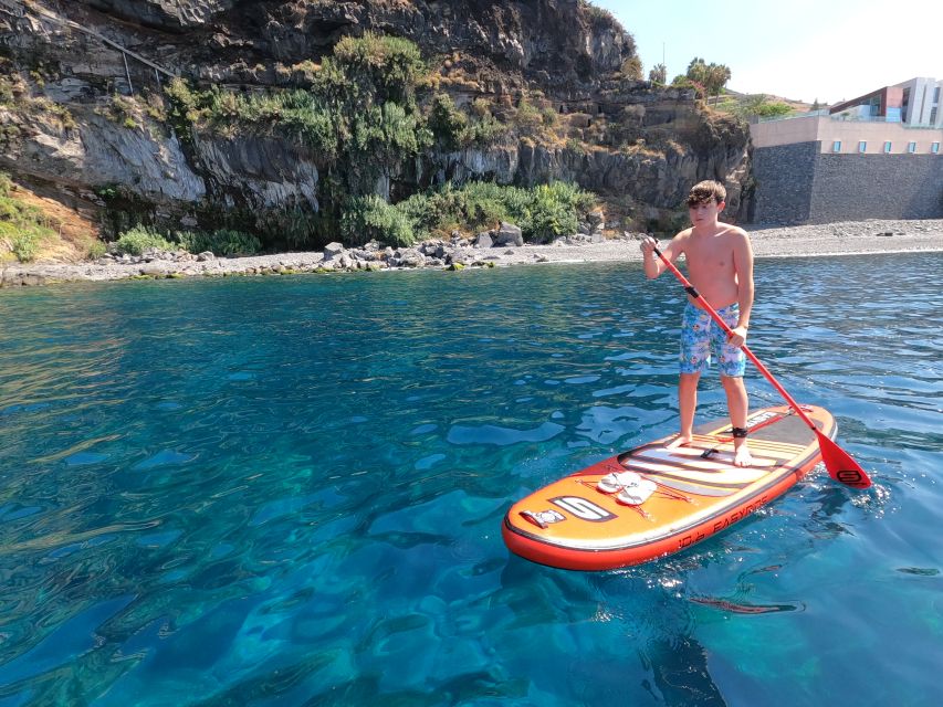 Madeira: Private Paddleboard & Snorkel - The First Minutes on the Board: How Roberto Gets You Comfortable