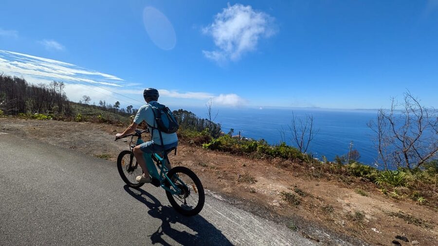 Madeira West coast: Guided Sightseeing E-Bike Tour - Getting picked up and set for the ride in Prazeres
