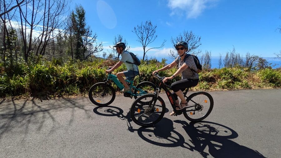 Madeira West coast: Guided Sightseeing E-Bike Tour - Lombada dos Marinheiros: levada, terraces, and old irrigation thinking