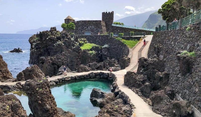 Madeira: Westside Achadas Cruz, Moniz, Seixal and Fanal - Porto Moniz sea pools, black rock, and a real chance to unwind
