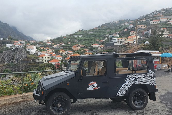 Private Half Day Off Road Tour in Madeira - Curral das Freiras country drive, with Câmara de Lobos in the background