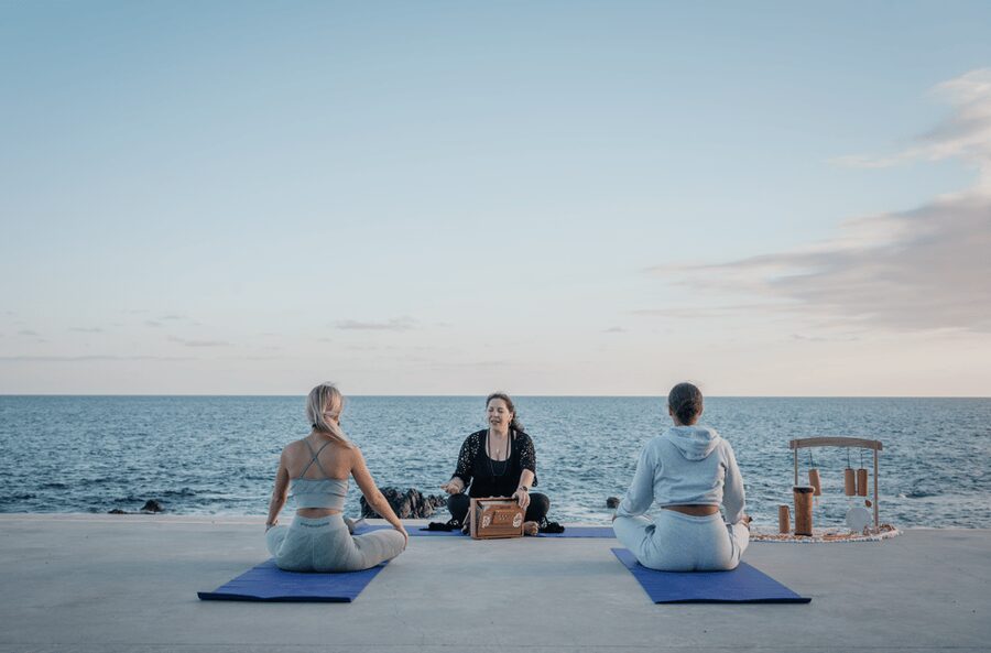 Private Yoga & Sound Bath by the Ocean - Madeira ocean yoga and sound bath, why this setup works