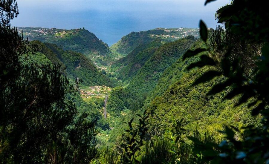 Queimadas Caldeirao Verde Full day hike - Following the levada westwards through the Laurissilva forest