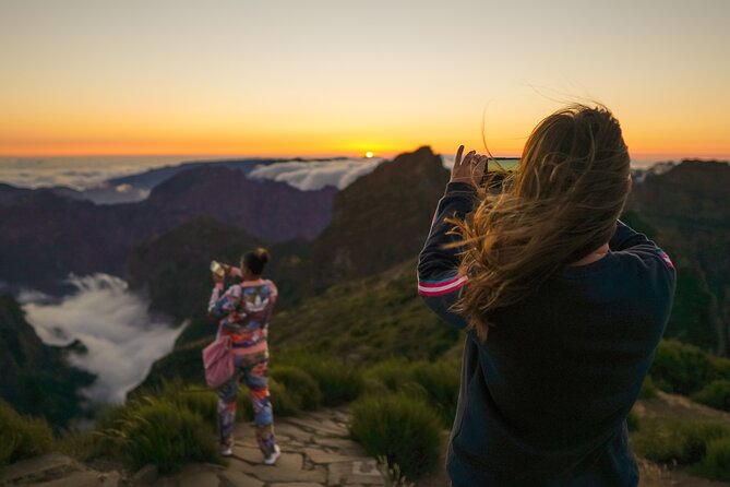 Sunset Tour @ Pico Do Areiro | Half Day 4x4 Tour - Coming back down: lights of Funchal from above