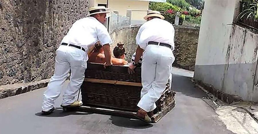 Toboggan Ride & Madeira Wine Tasting Tour - Mercado dos Lavradores in Funchal: azulejos, flower stalls, and the fish hall reality check