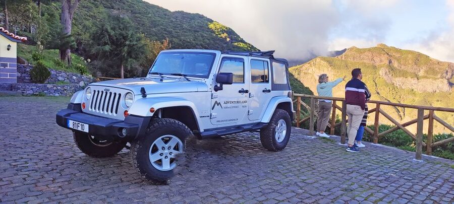 West tour - Porto Moniz VIP 4X4 Wrangler Tour 8h trip - Ribeira da Janela viewpoint: where the valleys read like a map
